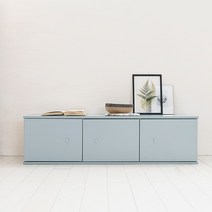 리바트 뉴프렌즈 1200 1단 수납장 (그레이 블루), 블루