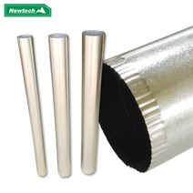 뉴테크 연탄난로 연통 일자연통 화목 펠릿 난로 용품, 일자 90mm