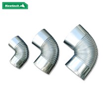 뉴테크 연탄난로 연통 엘보연통 화목 펠릿 난로 용품, 엘보 125mm