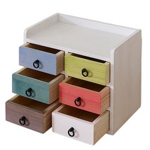 보네르스토리 원목 미니서랍장 2단 3단, 3단서랍장레인보우 1개