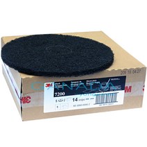 3M 검정패드16인치 5장 마루광택기패드 박리패드 블랙패드 왁스제거솔 솔, 검정, 1개