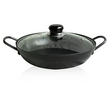 국산 경질 전골 냄비, 국산영업용복전골높은냄비(22cm/뚜껑O)