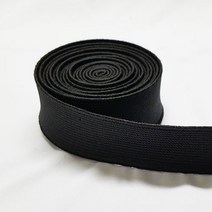 드림바이어스 허리 고무밴드, 25mm, 블랙