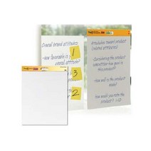 3M 포스트잇 월패드 566 (흰색/2패드) 일반, 화이트, 20매