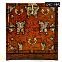 남원춘향공방 제기함 오동나무 나비제기함 제사 제기세트보관함 반오동, 1개, 나비제기함 2자 반오동