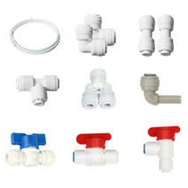 와이넷 정수기부속 일반6mm, 6mm 스템피팅(2개), .
