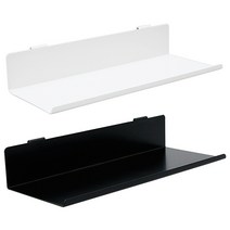 메쉬망용 선반(중) 철망선반/망후크/휀스 진열 수납, 화이트