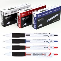 자바펜 초저점도 제트라인 유성볼펜 0.5mm 1갑 12개입, 흑색