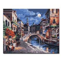 DIY캔버스페인팅, L39_베니스의 야경