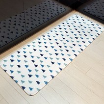 비에심플 소프트 극세사 발매트, 북유럽풍 트리 매트