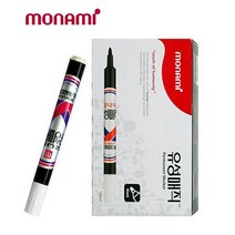 모나미 유성매직 12개입, 검정, 1타