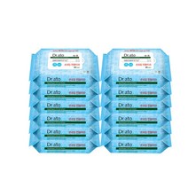 닥터아토 항균 손입티슈 20매 유아물티슈, 12개