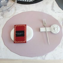 리파인드 삶아쓰는 톤인톤 테이블매트, 분홍, W 420mm x H 330mm x T 2mm