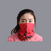 주식회사가리온 감염예방 먼지차단 황사마스크 방역 썬스카프 레드, 1개