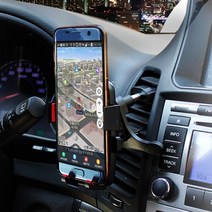 VIP KOZON 아이언-송풍구 휴대폰 거치대 핸드폰거치대, 블랙, 1개