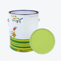 아이생각 수성페인트 4L_풀잎그린, 풀잎그린
