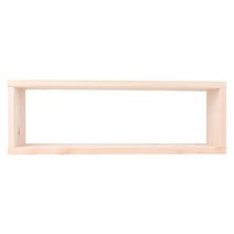 안스하우스 편백나무 히노끼 원목 벽걸이 선반 진열대 모음, 1개