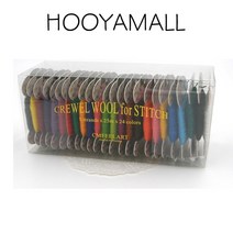 후야몰 프랑스 자수실 세트, 24색 울사세트 A