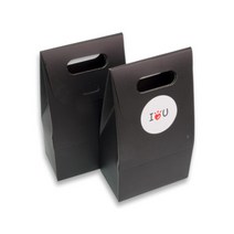 박스몬스터 선물박스 블랙핸들박스, 블랙 120X70X65, 1