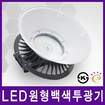 지오라이팅 LED산업용투광기 공업용 현장등 서치라이트 터널등 주유소등 국내산, [선택03-21] LED원형백색투광기 120W 체인형1M(주광색), 1개