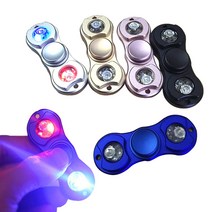 이즈윙 [리퍼브]이즈윙 메탈 2LED 피젯스피너, 블랙