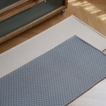 [바이빔]람버스 면 롱 주방매트[45x150], 베이지