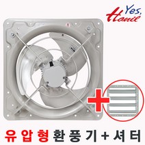 한일전기 EK-4500-T 벽부형 산업용 공업용 삼상 유압형환풍기, 1개