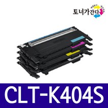 삼성 CLT-Y404S SL-C433 SL-C483W SL-C483FW SL-C430 재생토너, 검정, 1개