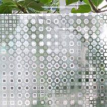 데코랑 가격빼고 품질더한 무점착 창문시트지, 블록 (T-053)