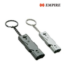 엠파이어 호루라기 20종 호각 휘슬 호신용품, WH490프리미엄 스틸 호루라기(실버)