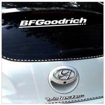 [지현카닷컴] 자동차 스티커 - BF GOODRICH, 흰색, 1개