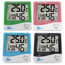 BSK 온습도계 HTC-1, HTC-1블랙, 1개