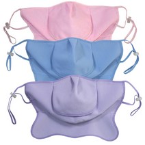 헬스데이 UV차단 등산 골프 얼굴 볼 가리개 자외선 마스크(안면.목)S, 자외선차단 마스크(안면.목) 보라(민무늬)