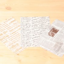 포장유산지 글씨모둠3종류 15장