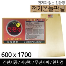 친환경 전기 온돌판넬 무전자파 간편시공 600x1700, 600mm x 2000mm