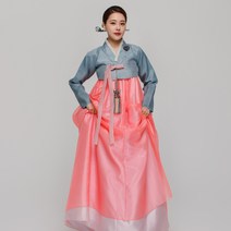 단아름한복 [행복]-하객한복 대여한복 여성한복 가족행사- 한복 상하 세트(한벌)