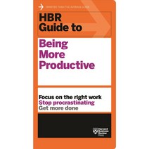 HBR Guide to Being More Productive Paperback, Harvard Business School Press