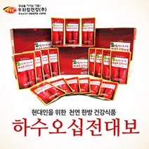하수오 백복령 황기당귀숙지황 12가지약초 하수오십전대보, 20포, 90ml