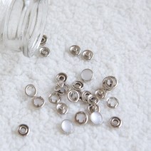 자체제작 100Set] 11mm 가시도트단추, 화이트