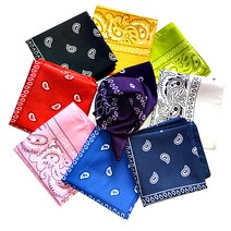 반다나 55x55 등산손수건 스카프 머플러 두건, 블루