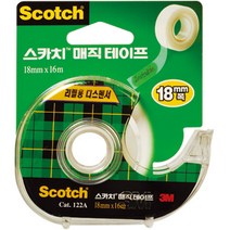 [103750]스카치 매직테이프(122A/18mmX16M/3M), 1개