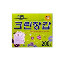 태화지앤지 크린장갑 200매 위생장갑, 200매입, 1개