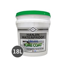 한진건설 마스터 원코트 친환경 수용성 탄성 도막 방수제 18L, 회색