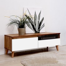 나무정원 멀바우 예쁘고 실용적인 거실장, 04_멀바우 1200거실장 서랍 화이트z