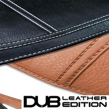 DUB 가죽 대쉬보드커버 튜닝용품, 브라운-블랙스티치, 포르테/포르테쿱