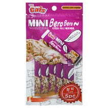 [더캣츠] 미니베로베로 5가지맛 고양이 간식 총집합, 1개, [더캣츠] 미니 베로베로 (참치)