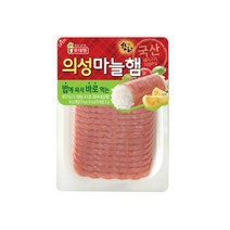 롯데햄 의성 마늘햄 슬라이스 60g, 1개