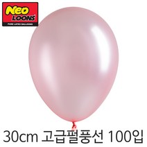 네오텍스 30cm펄풍선(12인치) 100입, N30cm P_Light Pink 펄라이트핑크