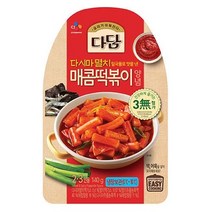 [메가마트]CJ 다담 매콤떡볶이 양념 140g, 1개