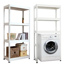 무볼트앵글 조립식앵글수납선반 아이보리색+MDF합판세트, 400*400*1500, 3단